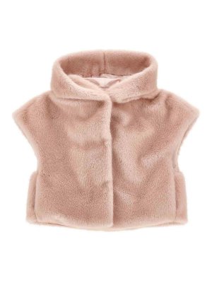 MONNALISA: Fur & Shearling Coats - Faux Fur Vest