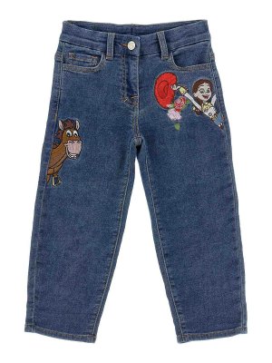 MONNALISA: Jeans Rectos - Vaqueros Rectos - Azul