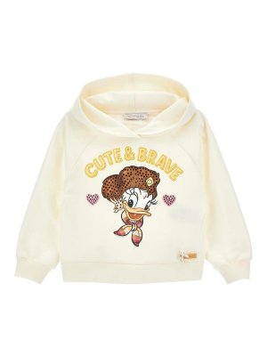 MONNALISA: Sweatshirts & Pulls - Sweat-Shirts - Crème