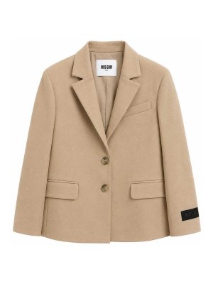 M.S.G.M. KIDS: Vestes casuals - Veste Casual - Beige