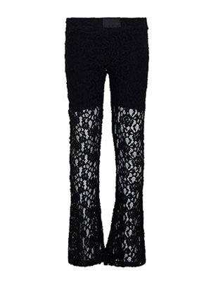 M.S.G.M. KIDS: Pantalons casual - Pantalons Décontractés - Noir