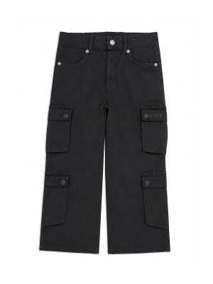 M.S.G.M. KIDS: Pantalons casual - Pantalons Décontractés - Noir