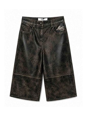 M.S.G.M. KIDS: Pantalons casual - Pantalons Décontractés - Noir