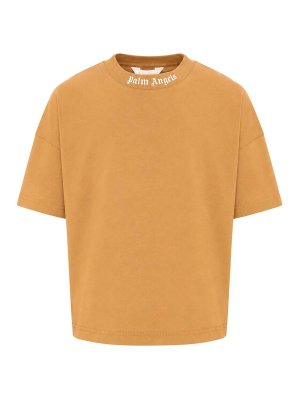 Palm Angels: Tシャツ - Tシャツ - ブラウン