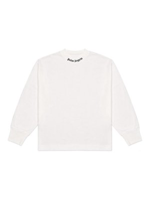 Palm Angels: T-shirts - T-Shirt - Crème