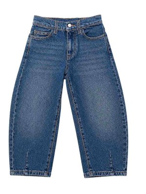 Palm Angels: flared jeans - Balloon Jeans