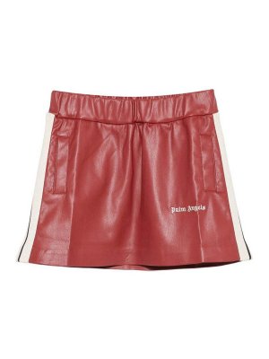 Palm Angels: gonne al ginocchio  e longuette - Gonna In Ecopelle
