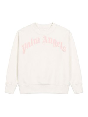 Palm Angels: Sweatshirts & Pulls - Sweat-Shirts - Crème