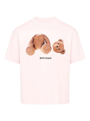 Palm Angels: T-shirts - T-Shirt - Nude