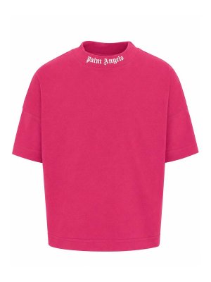 Palm Angels: T-shirts - T-Shirt - Nude