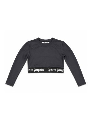 Palm Angels: t-shirts - Crop T-Shirt