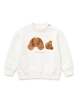 Palm Angels: Sweatshirts & Pulls - Sweat-Shirts - Crème