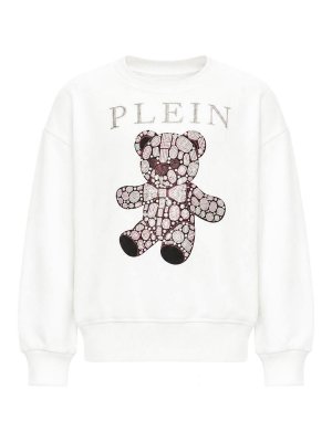 PHILIPP PLEIN: Sweatshirts & Pulls - Sweat-Shirts - Blanc