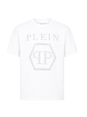 PHILIPP PLEIN: t-shirt - T-Shirt Con Strass