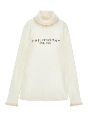 Philosophy di Lorenzo Serafini: クルーネック - クルーネック - 白