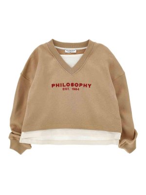 Philosophy di Lorenzo Serafini: Sweatshirts & Pulls - Sweat-Shirts - Beige
