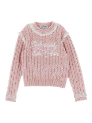 Philosophy di Lorenzo Serafini: crew necks - Pullover with embroidery