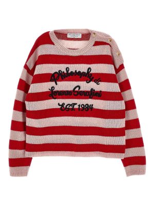 Philosophy di Lorenzo Serafini: crew necks - Pullover with logo