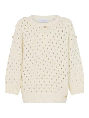 ROBERTO CAVALLI: Pull col rond - Pull Col Rond - Crème