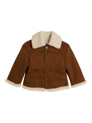 STELLA McCARTNEY: Ledermäntel - Ledermantel - Braun