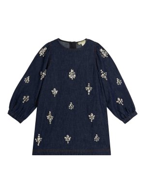 STELLA McCARTNEY: ニーレングスドレス - 膝丈ドレス - ブルー