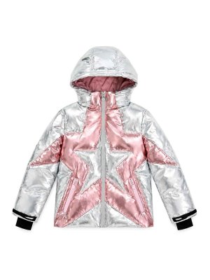 STELLA McCARTNEY: ダウン・ハイテクジャケット - ダウンジャケット - 銀