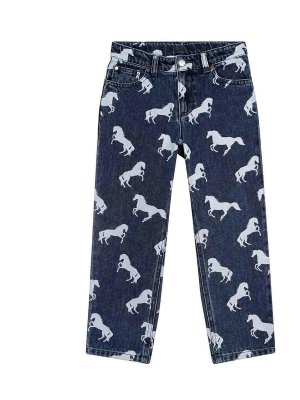 STELLA McCARTNEY: Jeans à jambe droite - Jean Droit - Bleu