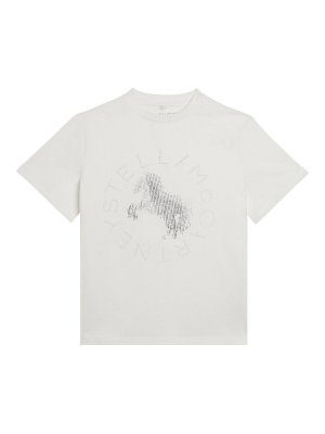 STELLA McCARTNEY: t-shirt - T-Shirt Con Strass