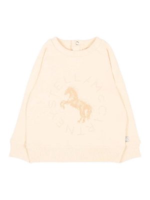 STELLA McCARTNEY: Sweatshirts & Pulls - Sweat-Shirts - Crème