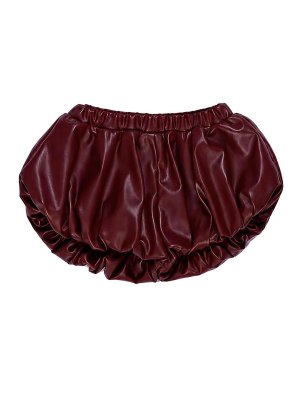 LULU BY MISS GRANT: トラウザーショーツ - ショートパンツ - ダークレッド