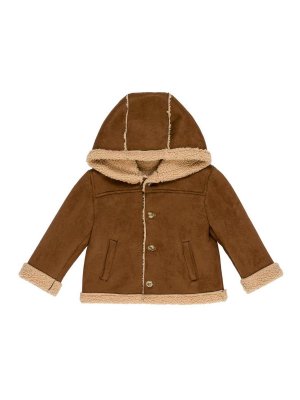 LULU BY MISS GRANT: Knielange Mäntel - Knielanger Mantel - Braun