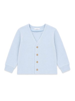 LULU BY MISS GRANT: Cardigans - Cardigan - Bleu Clair