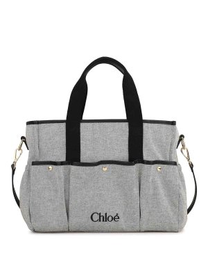 CHLOE': totes bags - Change Bag With Logo