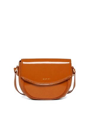 Marni: Handtaschen - Shopper - Braun