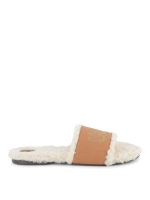 CHLOE': ciabattine mare - Ciabatte In Eco Pelliccia