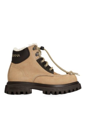 Dolce & Gabbana Jr: Bottines - Bottines - Beige