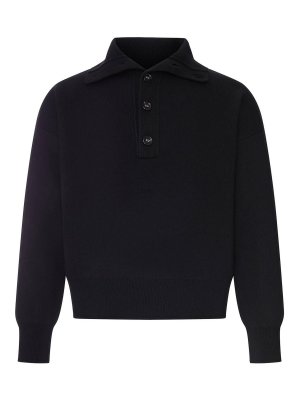 AMI PARIS: ポロシャツ - ポロシャツ - 黒