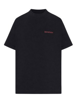BALENCIAGA: t-shirts - Oversized T-Shirt