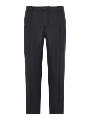 BRIGLIA 1949: casual trousers - Pure Wool Canvas Trousers