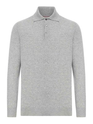 BRUNELLO CUCINELLI: ポロシャツ - ポロシャツ - グレー