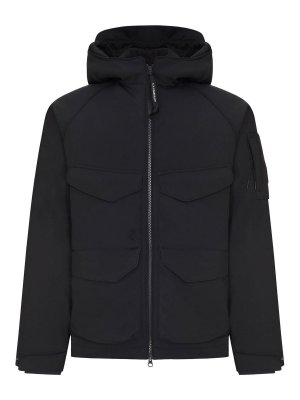 C.P. COMPANY: padded jackets - Cp Shell-R Padded Hooded Lens Jacket
