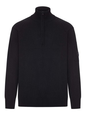 C.P. COMPANY: Rollkragenpullover  und Polo-Ausschnitt - Rollkragenpullover - Schwarz