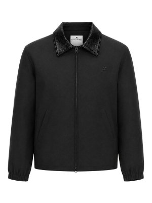 Courreges: ボンバージャケット - ボンバージャケット - 黒