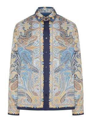 ETRO: Camisas - Camisa - Azul