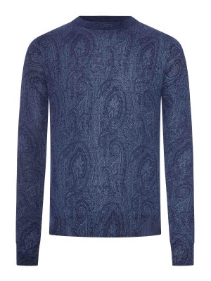 ETRO: クルーネック - クルーネック - ブルー