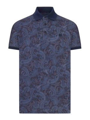 ETRO: ポロシャツ - ポロシャツ - ブルー