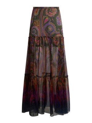 ETRO: Gonne Lunghe - Gonna lunga di seta