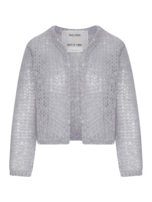 FORTE FORTE: cardigans - Short Cardigan