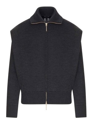 GIORGIO ARMANI: ボンバージャケット - ボンバージャケット - グレー