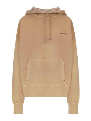 GOLDEN GOOSE: Sweatshirts & Sweaters - Hoodie With Destroyed Trim